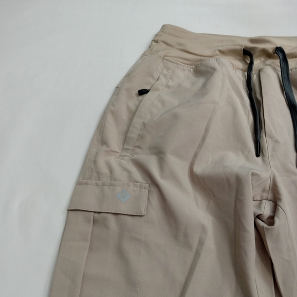 RlaGed Pants Capri Activewear Stretch UPF 50 Zippered Pockets Drawstring Small - Picture 2 of 16